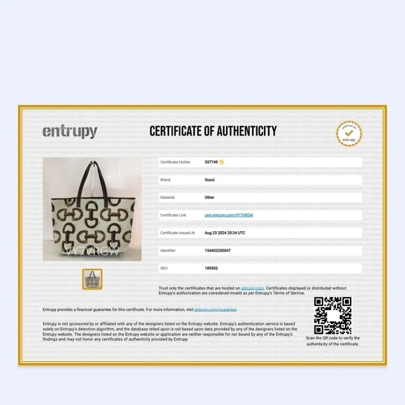 Authentic Gucci Canvas Tote Bag - Picture 13 of 13